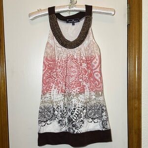 Almost Famous Y2K Beaded Tank